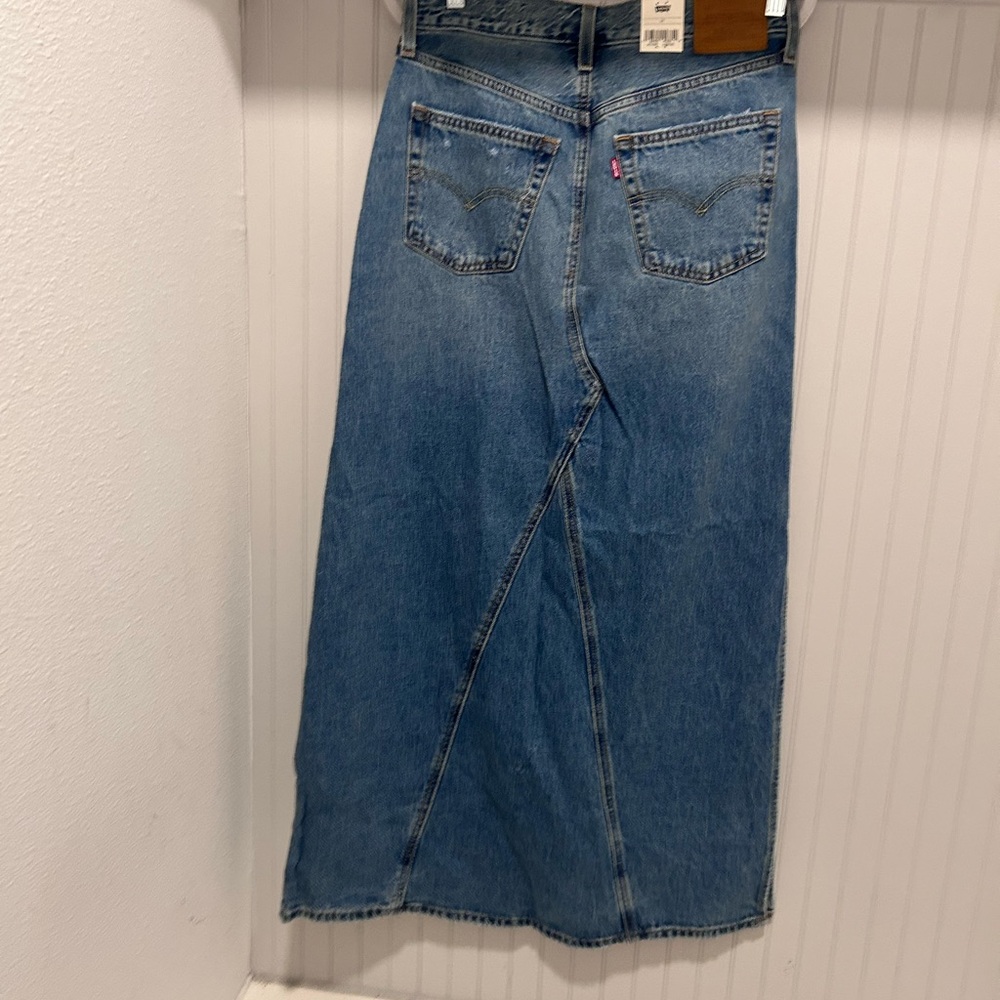 Levi's Blue Maxi Skirt - Picture 6 of 9